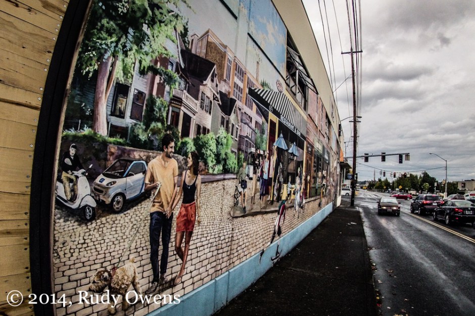 Portland Vespa Mural