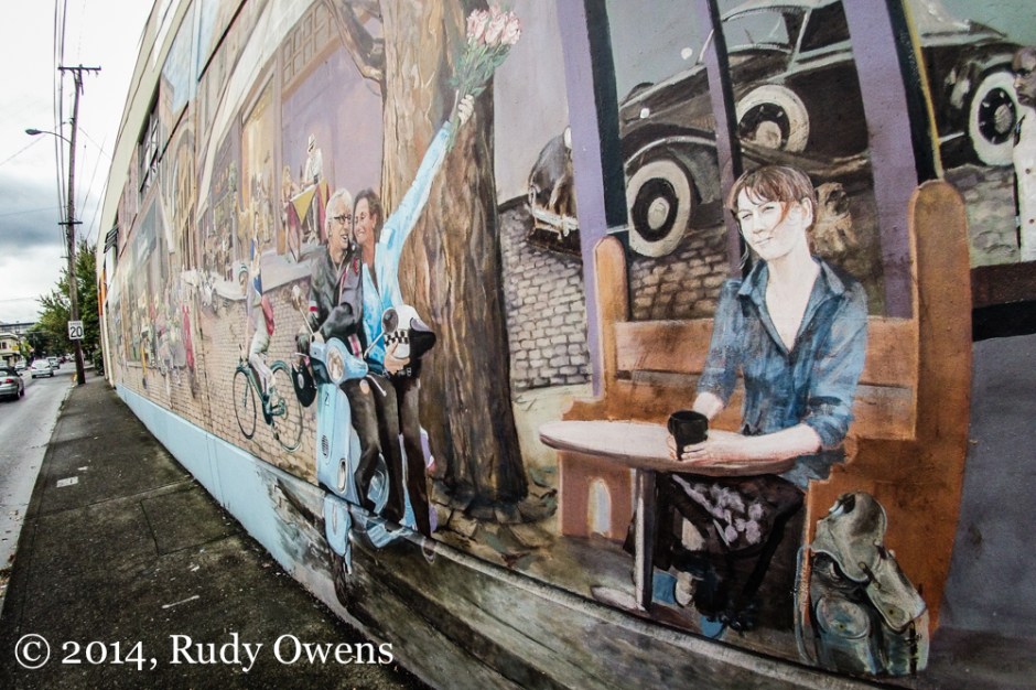 Portland Vespa Mural