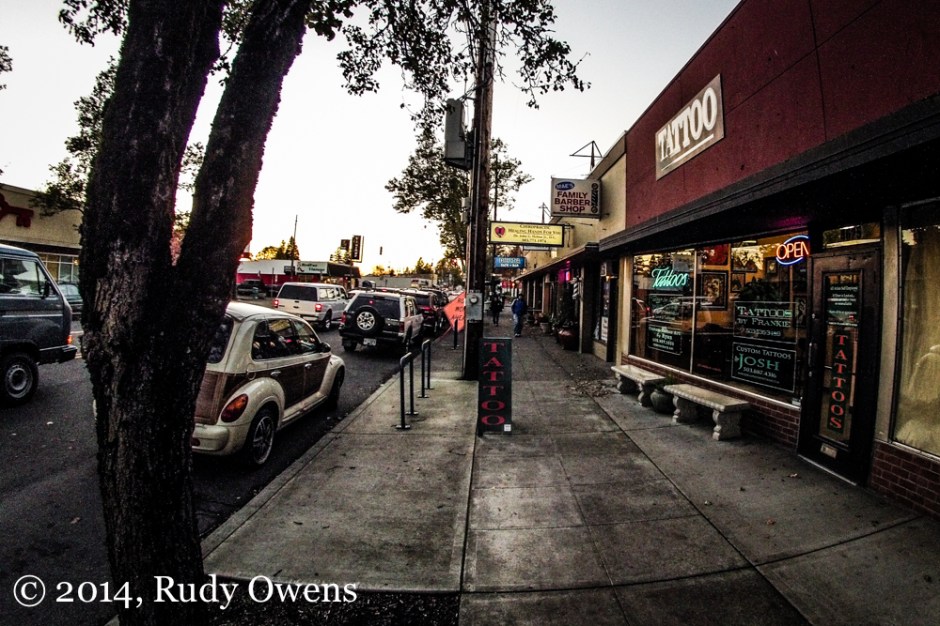 Street Scene on Woodstock