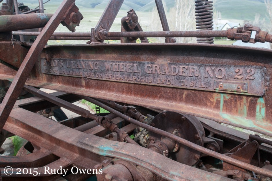 Leaning Wheel Grader, Dalles Mountain Ranch