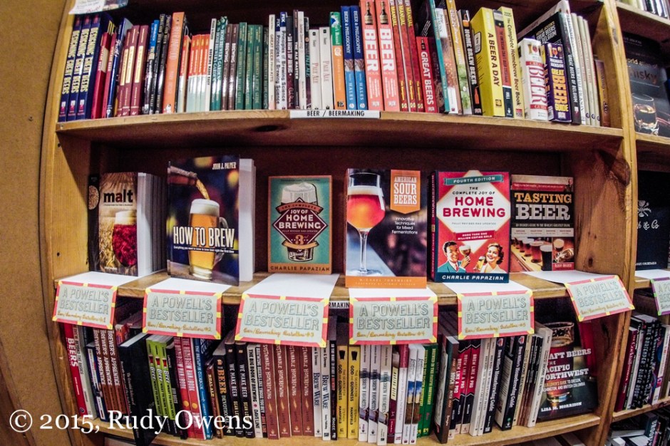 Homebrewing Section at Powells Books