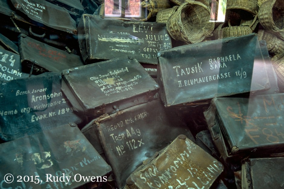 Suitcases at Auschwitz