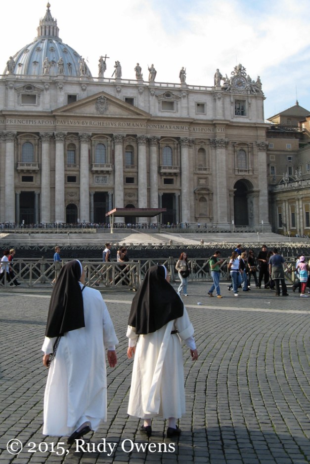 Nuns, and Perhaps Tourists Too, St. Peter's Square