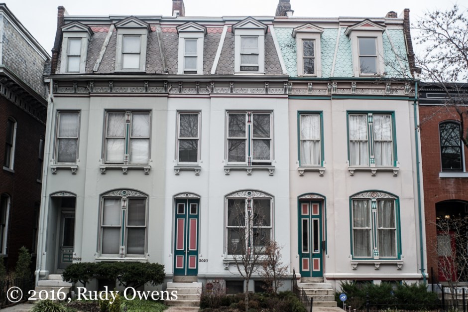 Lafayette Square Row Homes in Winter